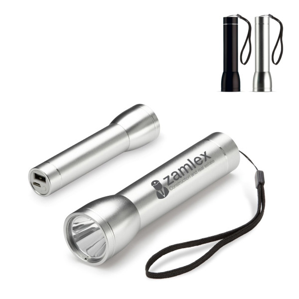 Powerbank zaklamp 2200mAh